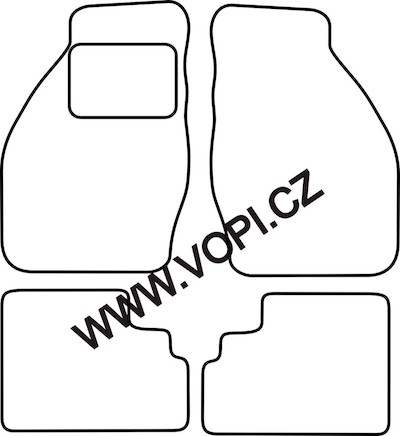 Přesné gumové koberce béžové / šedé Suzuki Ignis 2000 - 2003
